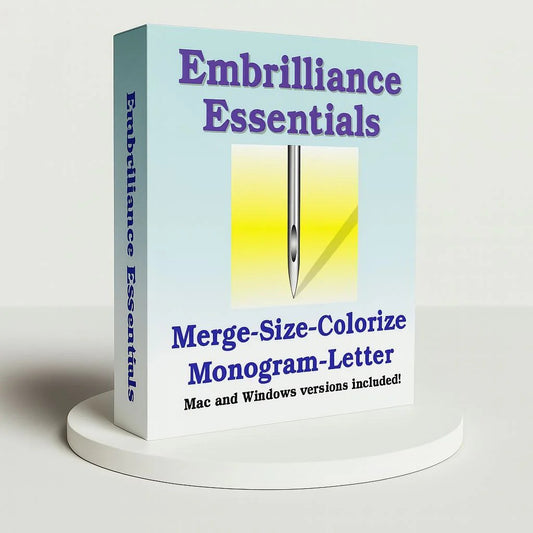Embrilliance Essentials – Embroidery Software for Mac & Windows | Full Lifetime Access | Instant Digital Delivery